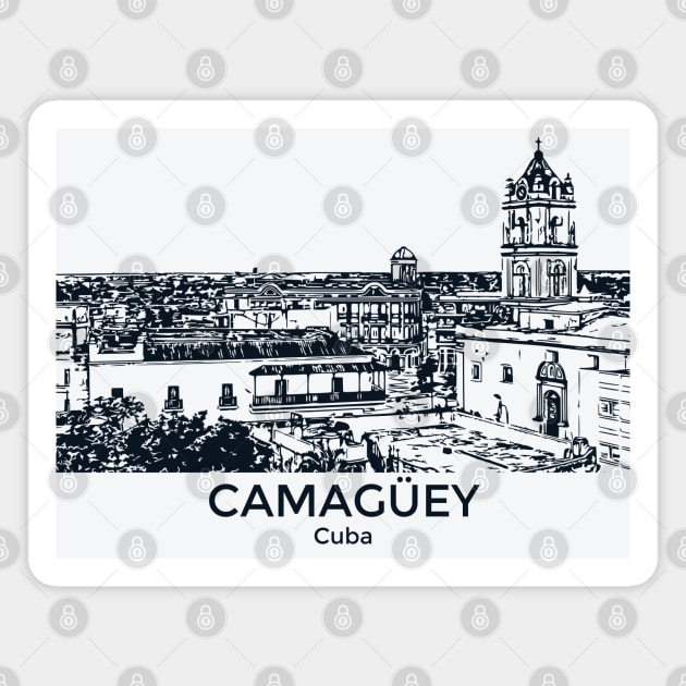 Camagüey - Cuba Magnet by Lakeric